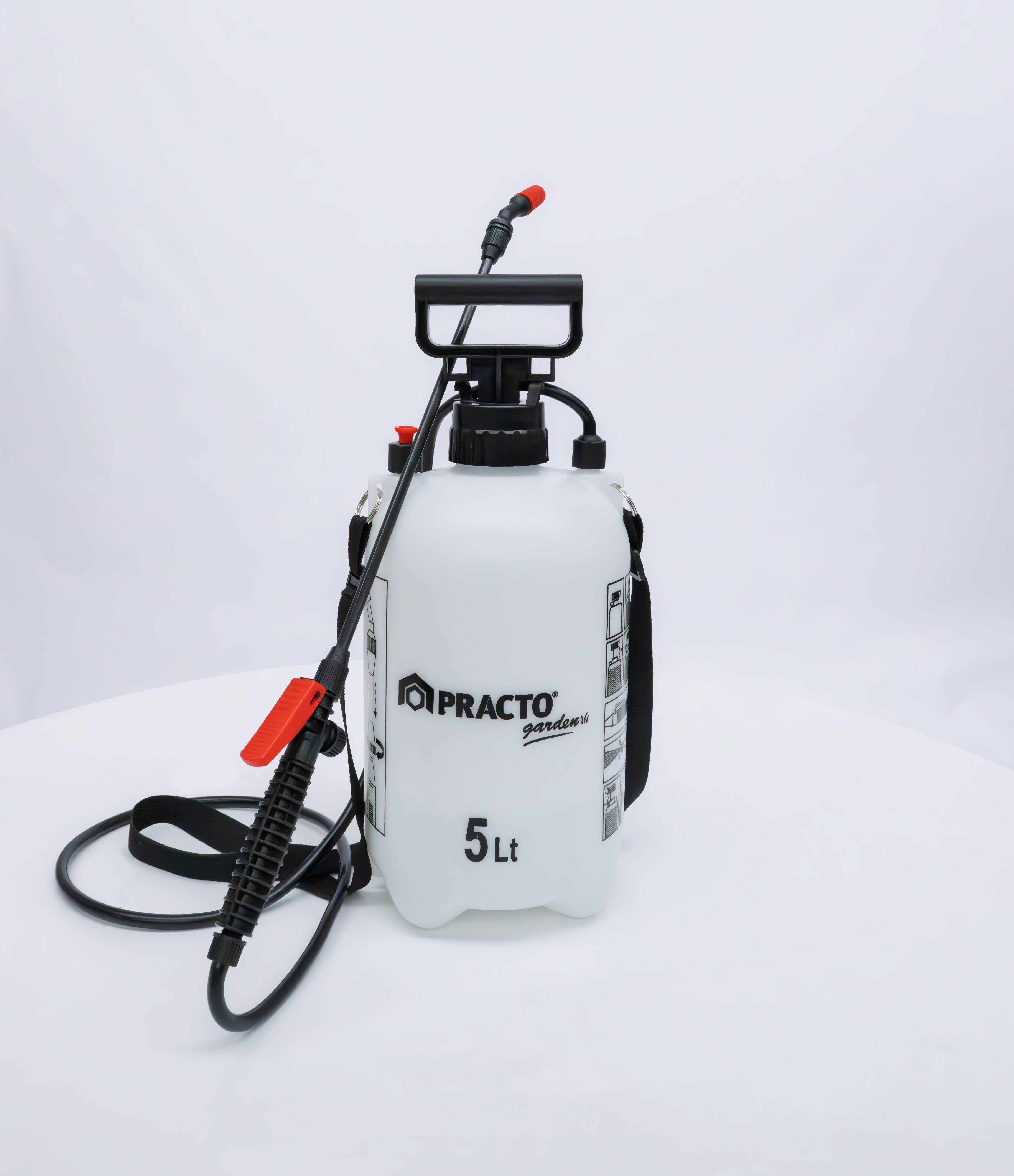 Pulvérisateur à pression 5L avec sangle - PRACTO GARDEN - Image 3