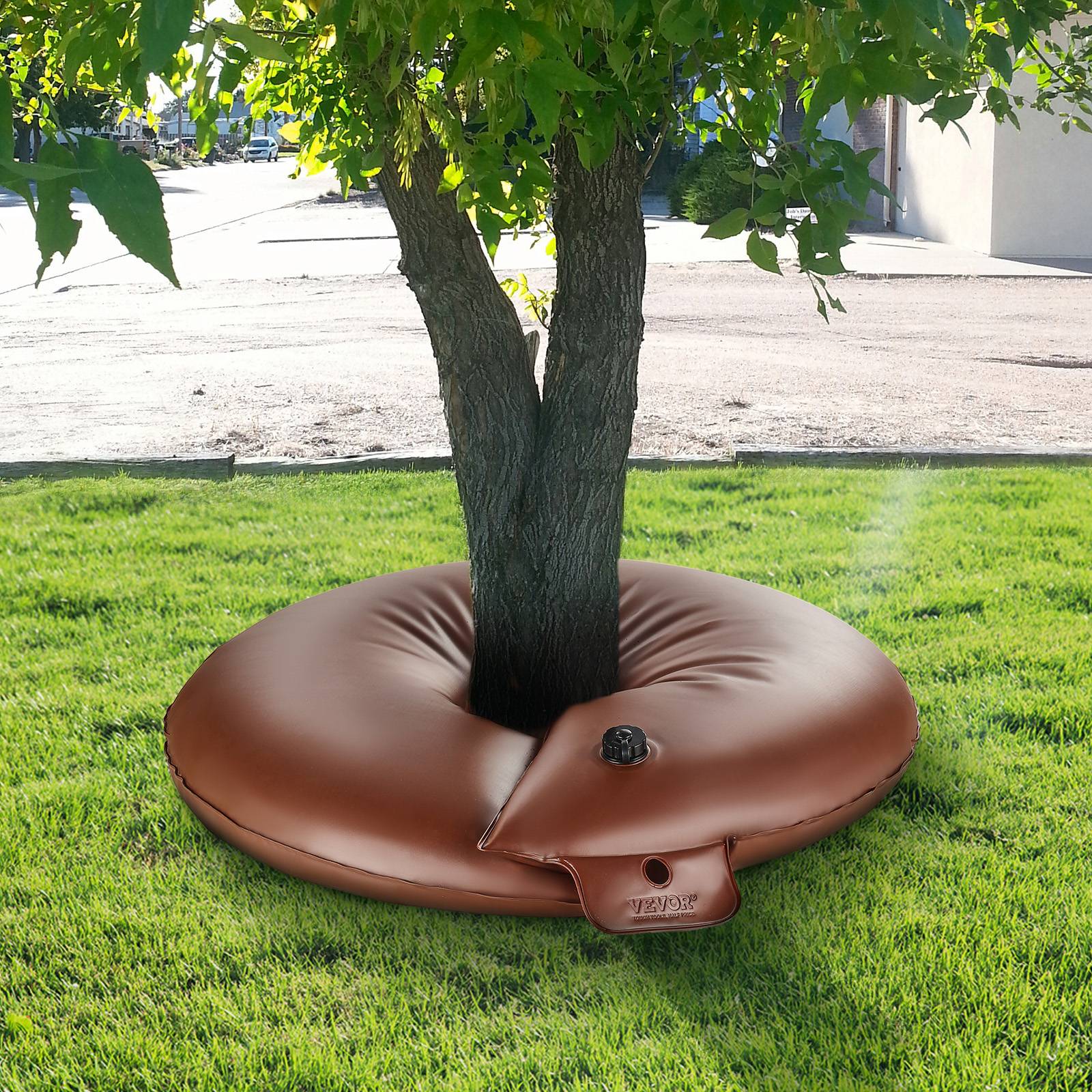 VEVOR Anneau arrosage arbres 4pcs, 60.6L, libération lente. - Image 8