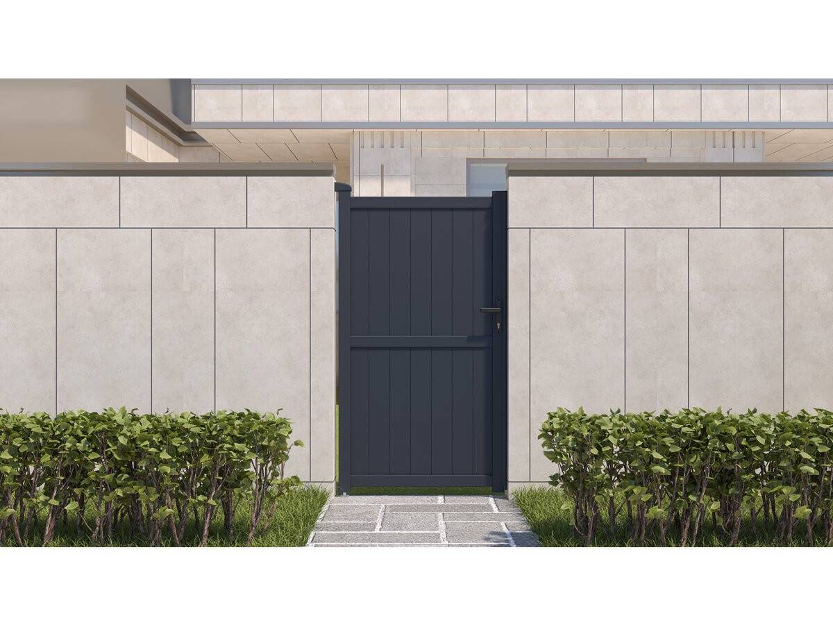 Habitat Et Jardin - Portillon Aluminium "maurice" - 101.2 X 180.9 Cm - Gris -habitat Et Jardin - Image 2
