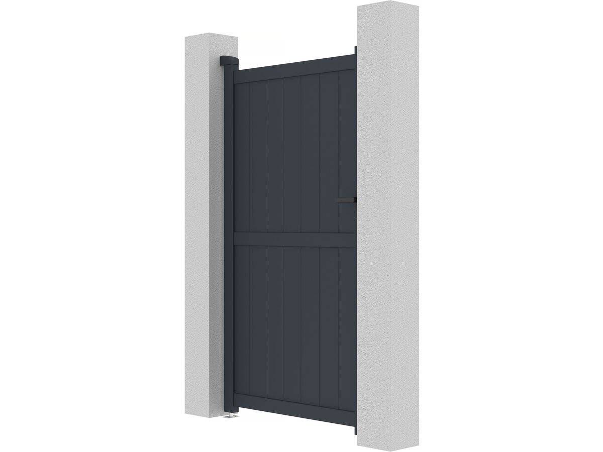 Portillon Aluminium "maurice" - 101.2 X 180.9 Cm - Gris -habitat Et Jardin - Image 4