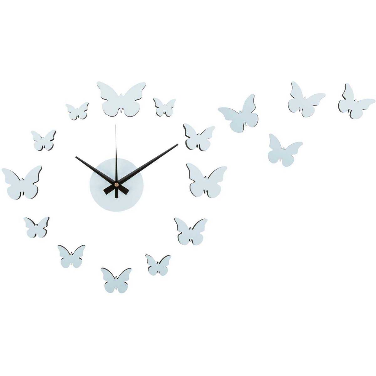 Karlsson - Horloge murale pastel DIY Butterfly - Image 1