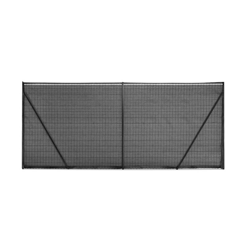 Brise vue toile en rouleau haute densité Occultation très élevée (350gr/m²) H 1m03 longueur 5M - Gris anthracite - Easy Clôture - Image 8