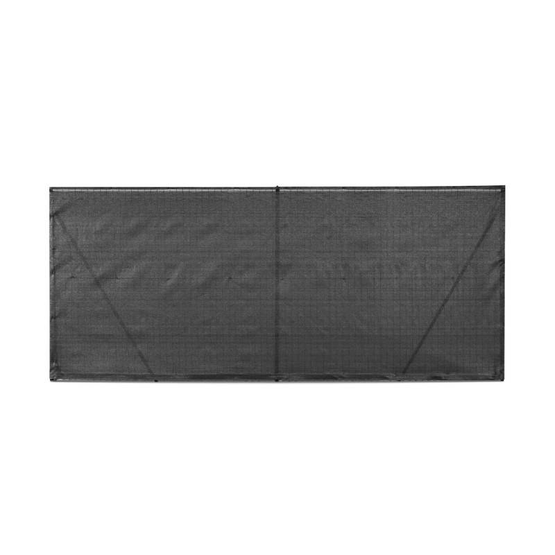 Brise vue toile en rouleau haute densité Occultation très élevée (350gr/m²) H 1m03 longueur 5M - Gris anthracite - Easy Clôture - Image 7