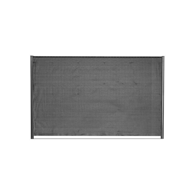 Brise vue toile en rouleau haute densité Occultation très élevée (350gr/m²) H 1m03 longueur 5M - Gris anthracite - Easy Clôture - Image 5