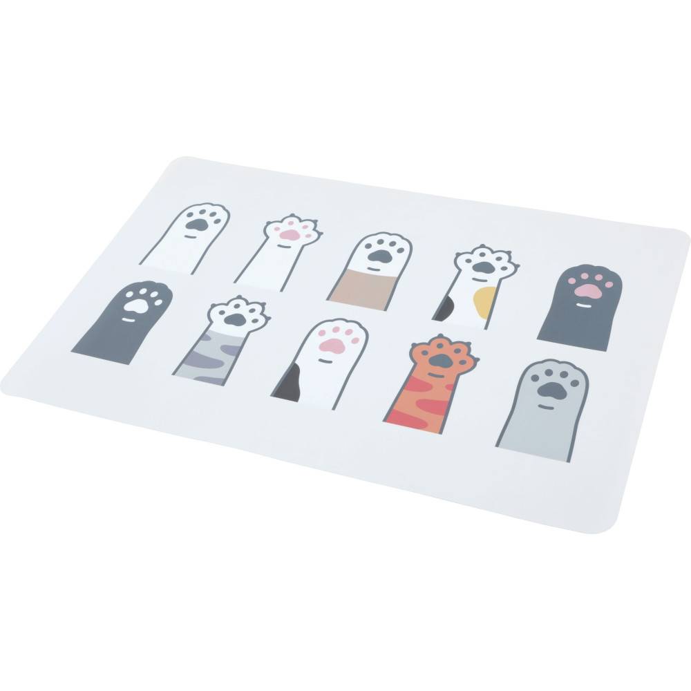 Set pour Ecuelles patounes 43 x 28 cm pour chat - Gamm vert