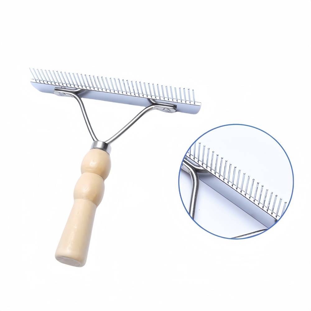 IntiMeg - Peigne de toilettage pour chat avec manche en bois IntiMeg - Image 7