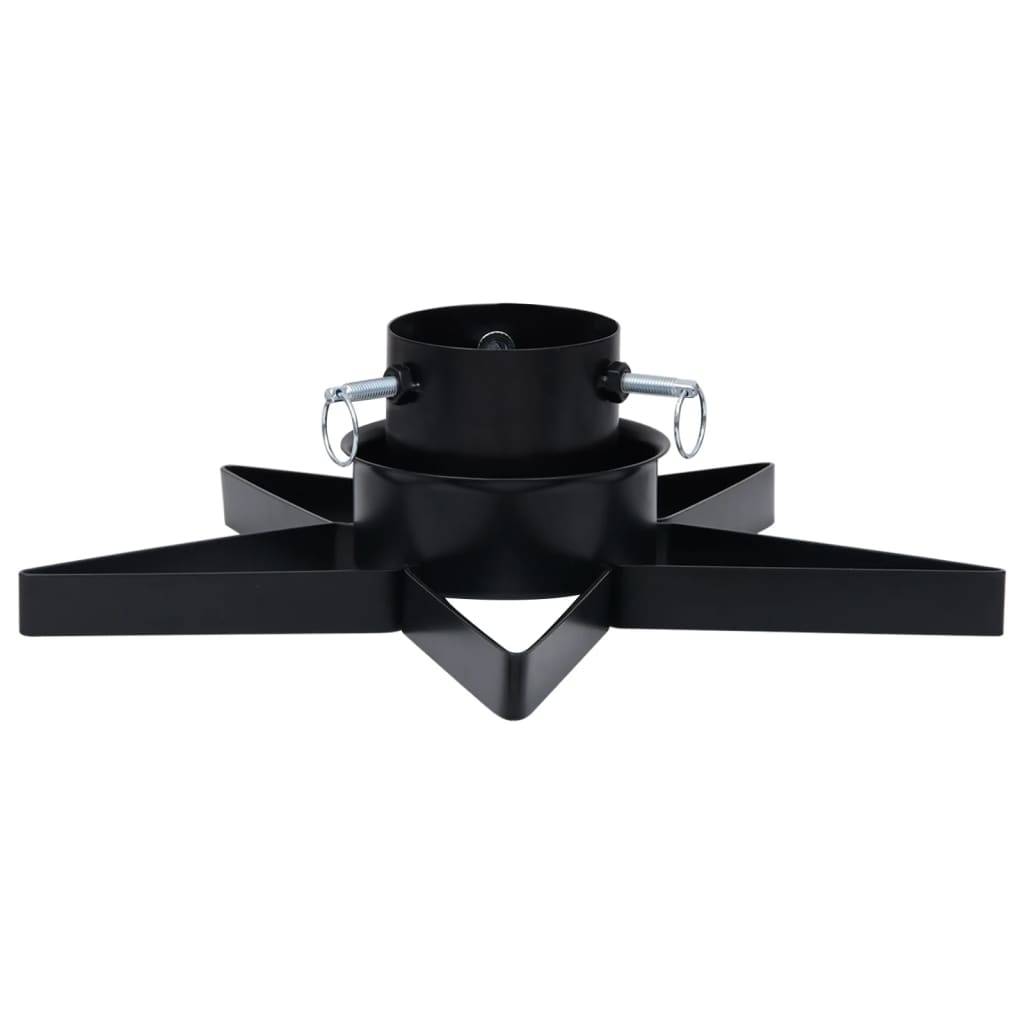 Pied de Sapin - Support de sapin de Noël - Base de Sapin Noir 47x47x13,5 cm