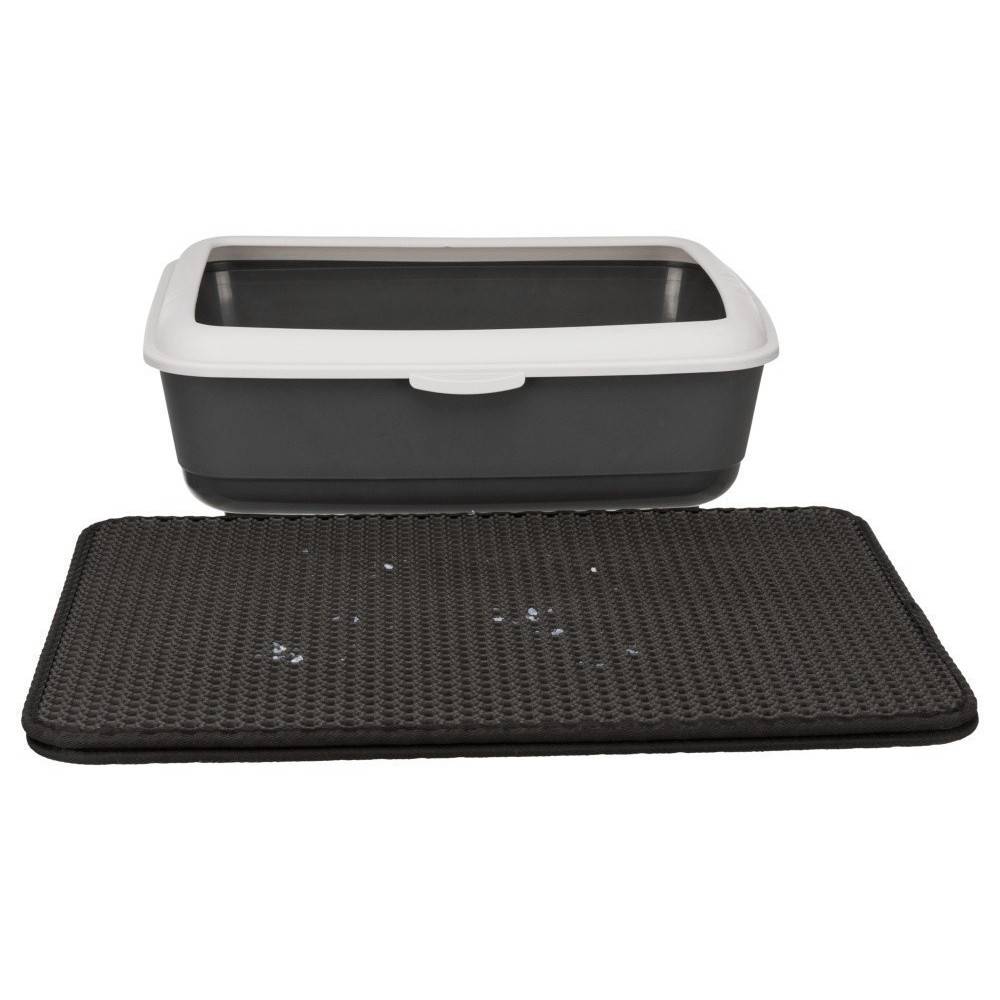 Trixie - Trixie - Tapis tamis pour bac à litière 40 × 55 cm noir ou gris pour chat - Image 5