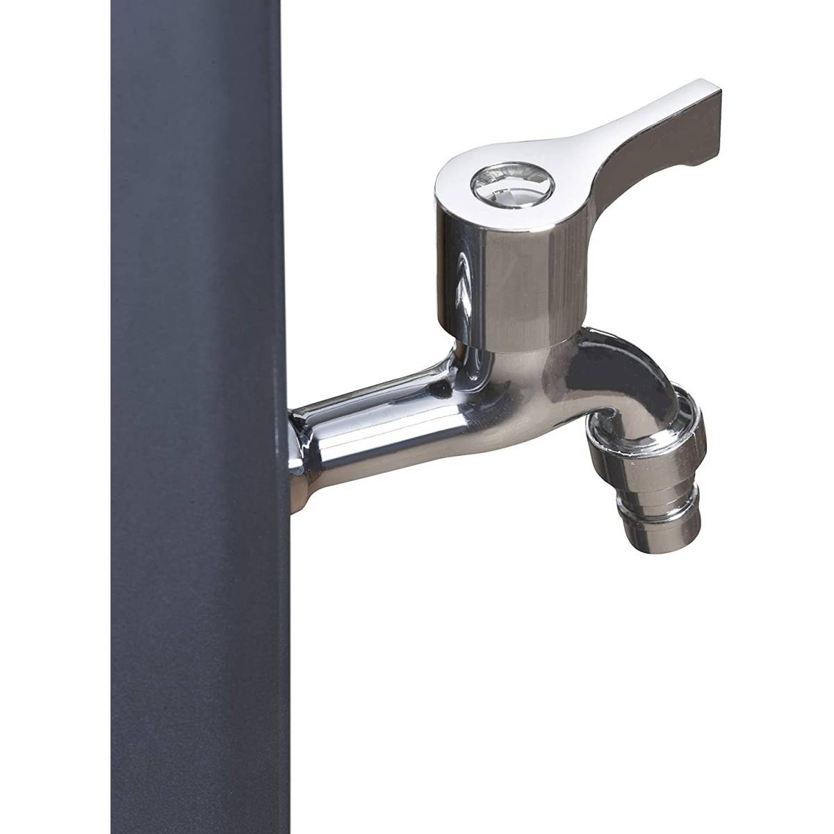 Gré - Douche solaire Professionnelle GRE Résine noire 25 litres Robinet mitigeur Piscines Plages Jardins - Image 5