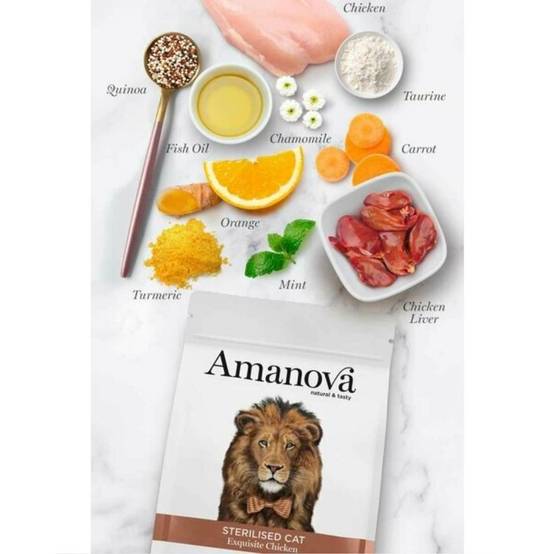 Amanova Chat Stérilisé Poulet 1.5 kg - Image 3