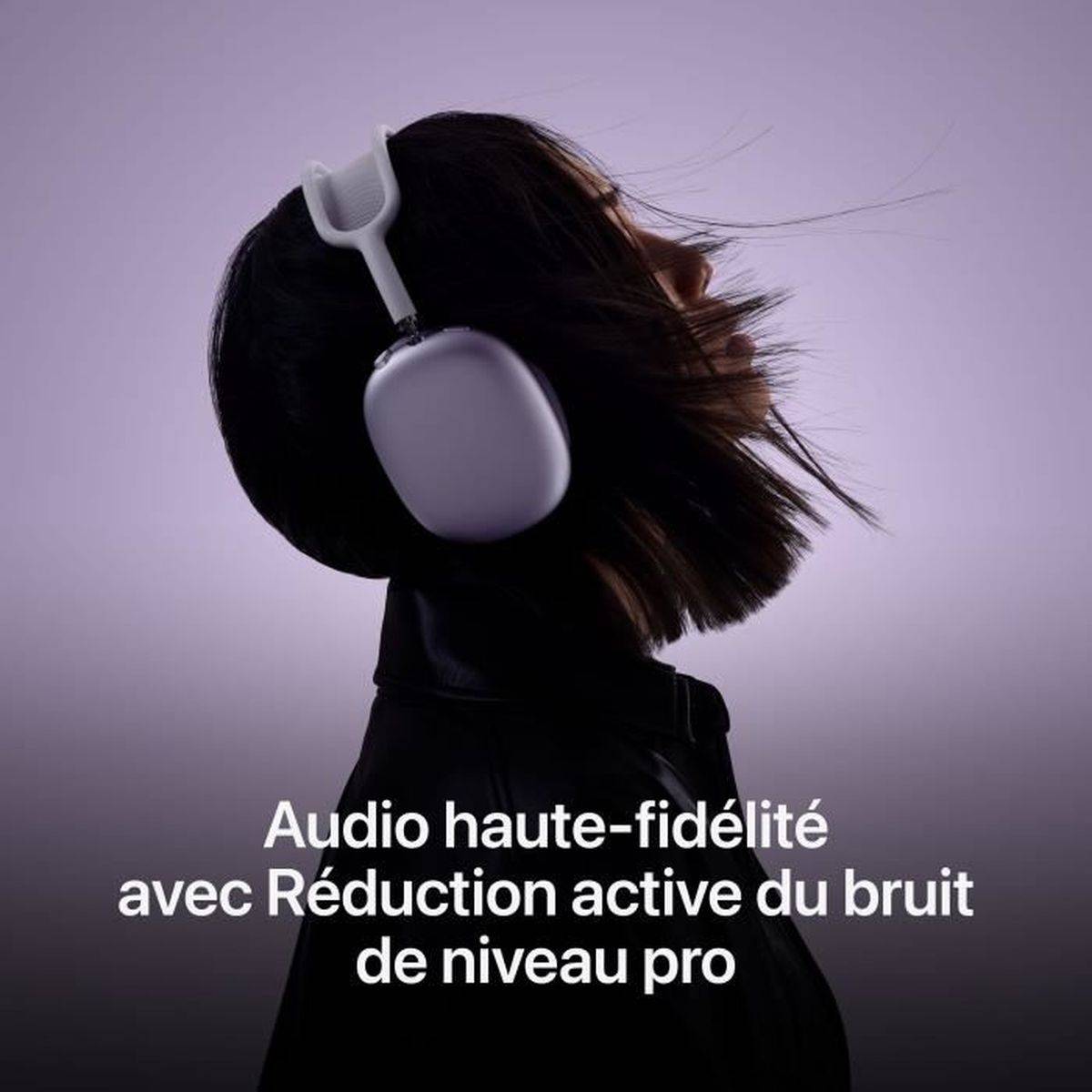 Casque audio sans fil circum-aural Beige, Bluetooth 5, réduction active du bruit - Apple - Image 6