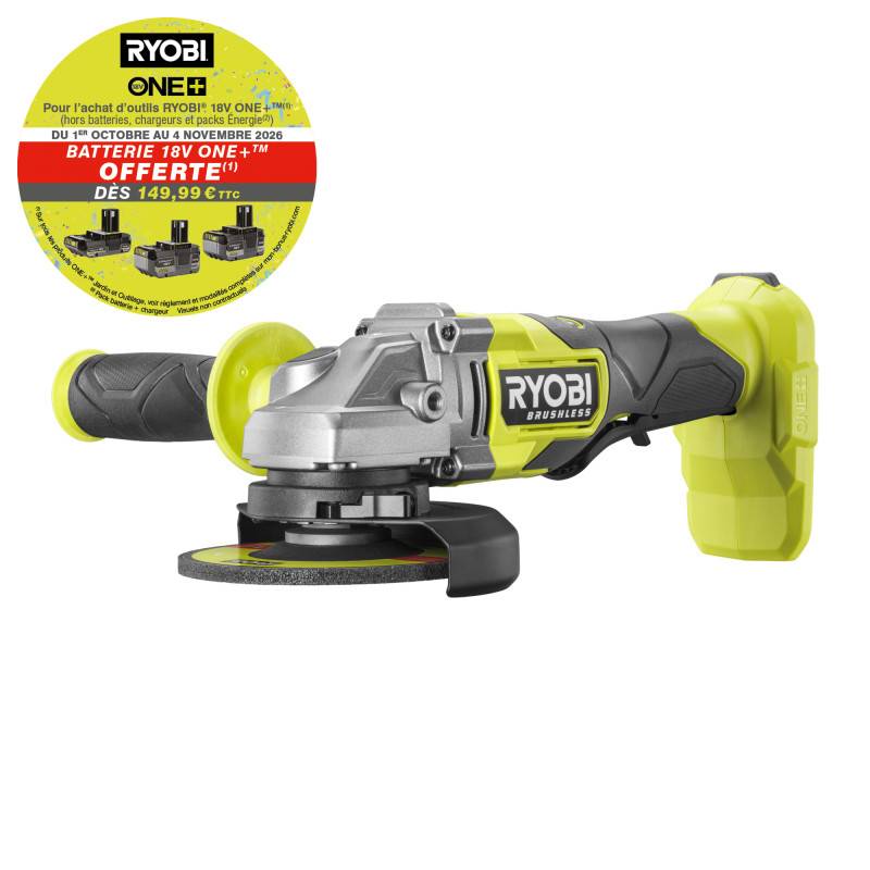 Ryobi - Meuleuse d'angle Brushless 18V RYOBI - 125mm - Sans batterie ni chargeur - RAG18BL-0 - Image 2