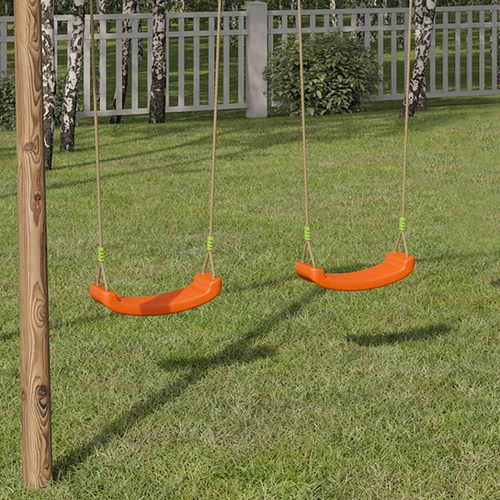 Balançoire soufflée orange pour portique 1.90/2.5m J-447 Trigano - Image 3