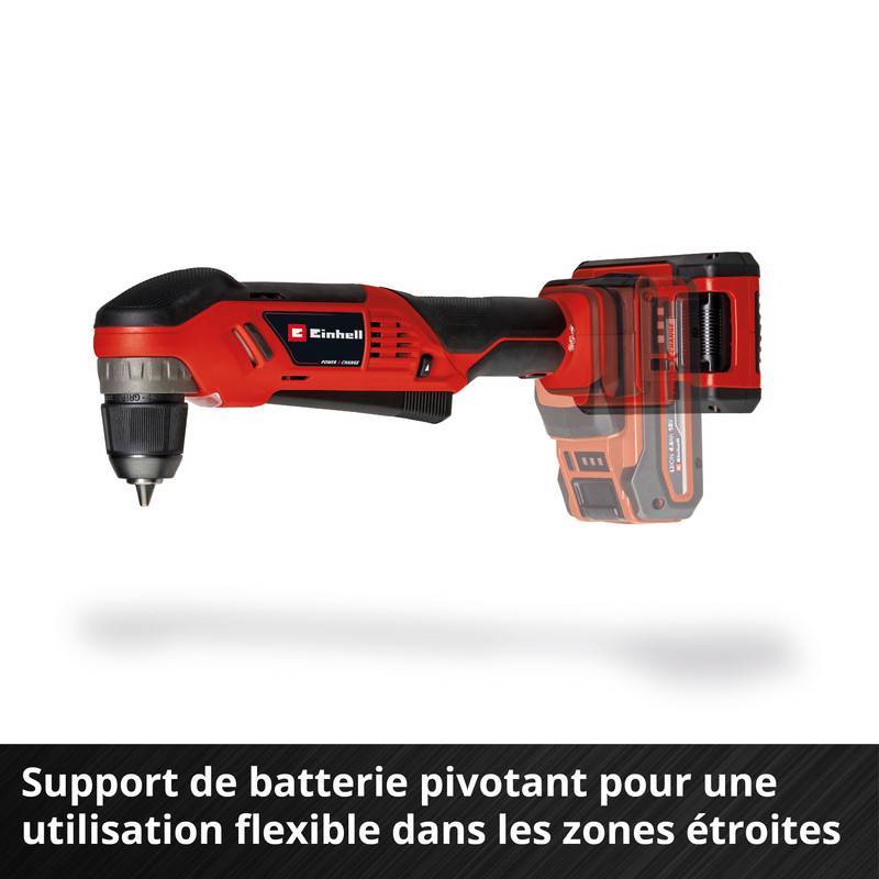 Einhell - Perceuse visseuse d'angle sans fil TE-AD 18 Li - Solo Einhell - Image 3