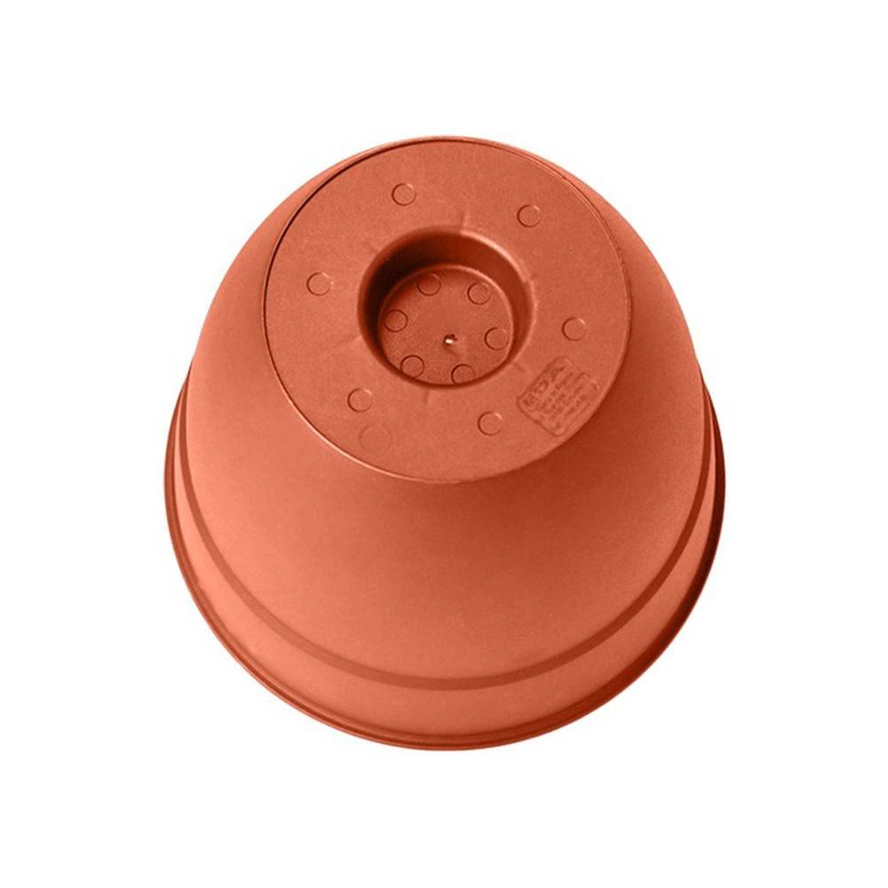 Eda - Pot de fleur rond Osaka Ø 40 x H.34,3 cm Orange terre battue - Eda - Image 3