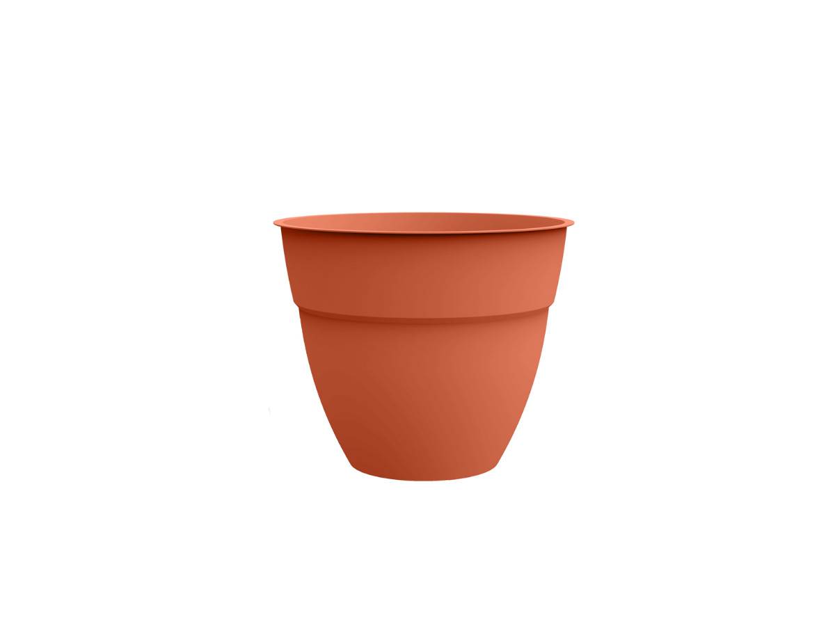 Eda - Pot de fleur rond Osaka Ø 40 x H.34,3 cm Orange terre battue - Eda - Image 1