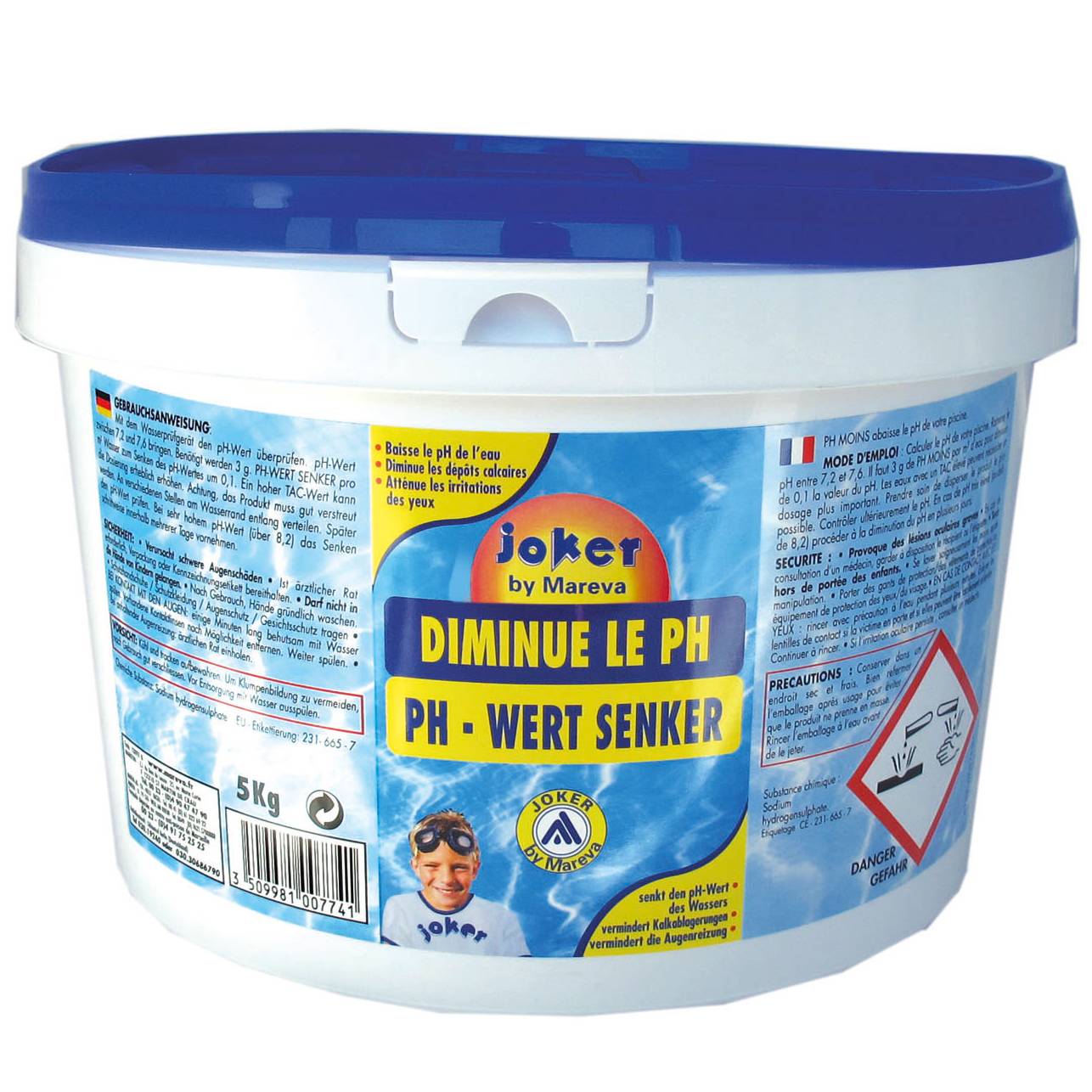 Réducteur de ph en poudre 5kg