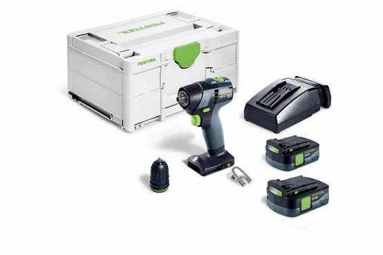 Perceuse visseuse sans fil TXS 12 2,5- Plus - FESTOOL - avec 2 batterie 12V 2.5Ah - chargeur - systainer - 576873 - Image 1