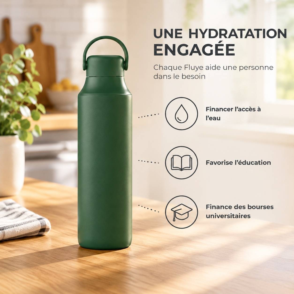 Bouteille Isotherme 600 Ml Céramique Garde Froid 24h Chaud 12h Anti Fuite - Image 8