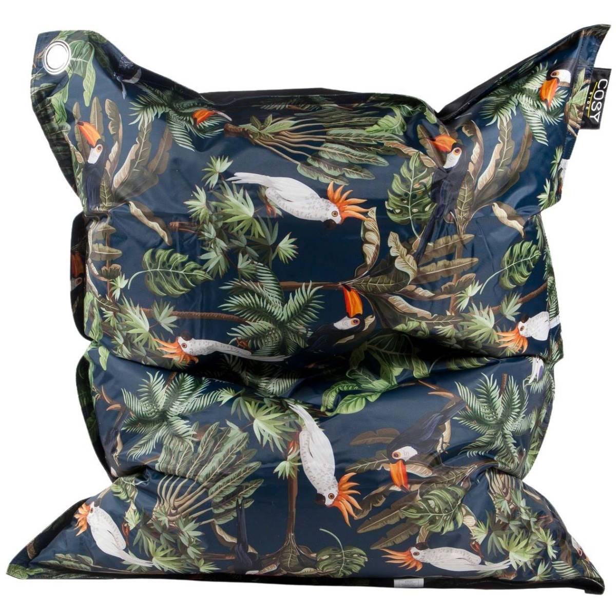 Jardindeco - Maxi coussin imprimé intérieur extérieur 110 x 130 cm Travel - Image 1