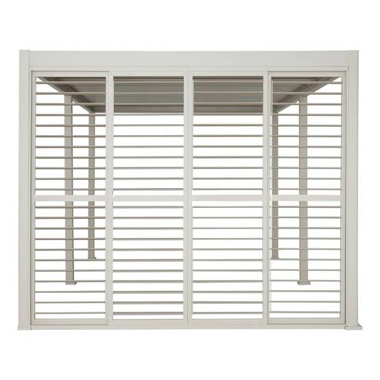 Hesperide - Persienne pour Pergola bioclimatique Evora 6x3,6 m argile - Hespéride - Image 1