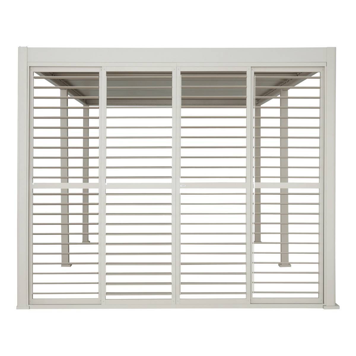 Hesperide - Persienne pour Pergola bioclimatique Evora 6x3,6 m argile - Hespéride - Image 1