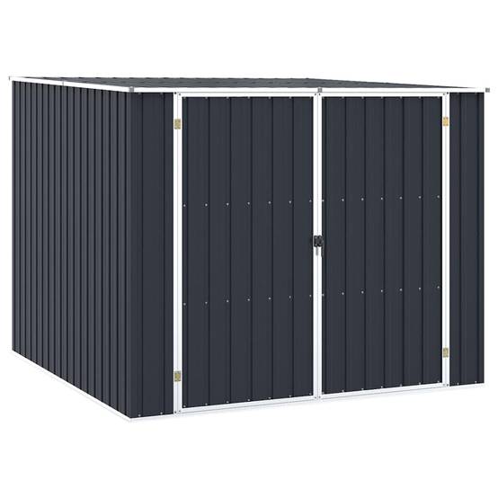 Abri de jardin métal anthracite 195 x 198 x 159 cm - PANGIVO - Image 2