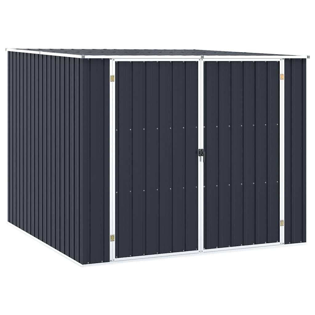 Abri de jardin métal anthracite 195 x 198 x 159 cm - PANGIVO - Image 2