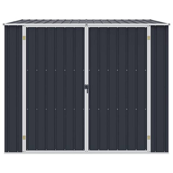 Abri de jardin métal anthracite 195 x 198 x 159 cm - PANGIVO - Image 5