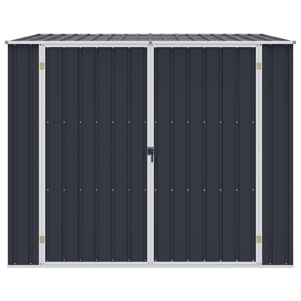 Abri de jardin métal anthracite 195 x 198 x 159 cm - PANGIVO - Image 5