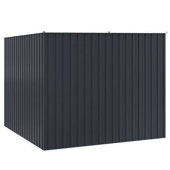 Abri de jardin métal anthracite 195 x 198 x 159 cm - PANGIVO - Image 8