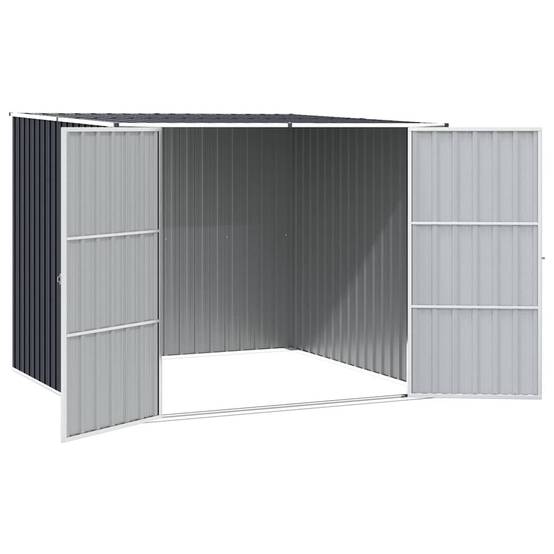 Abri de jardin métal anthracite 195 x 198 x 159 cm - PANGIVO - Image 6