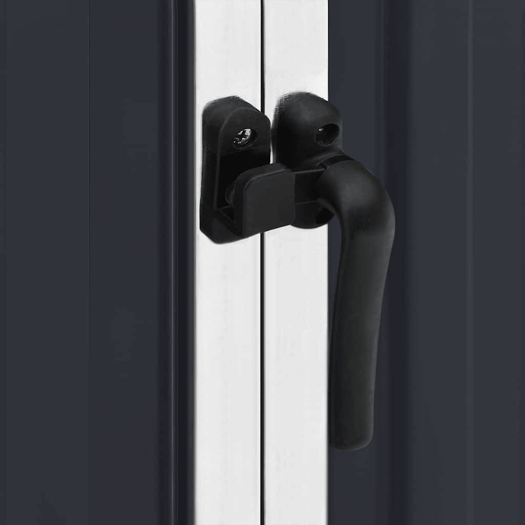 Abri de jardin métal anthracite 195 x 198 x 159 cm - PANGIVO - Image 10