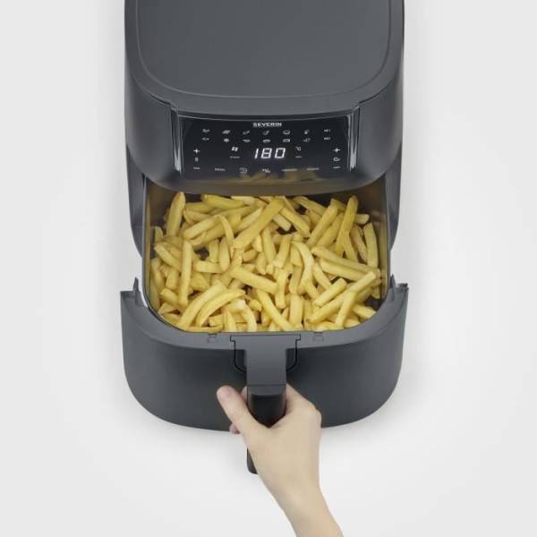 Severin - Friteuse Electrique a air chaud - SEVERIN - Airfryer FR2462 - Capacité 7 L - 11 programmes - 1700 W - Image 5