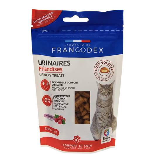 Francodex - Friandises Urinaires Cranberry 65 g pour chats et chatons. - Image 1