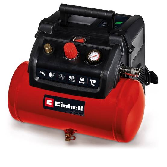 Einhell - Compresseur TC-AC 190/6/8 OF - Réservoir 6L - jusqu'à 8 bar Einhell - Image 1