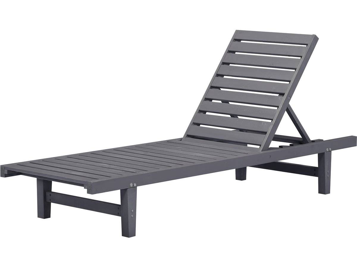 Habitat Et Jardin - Bain De Soleil En Bois "rawai" -  Gris -habitat Et Jardin - Image 1