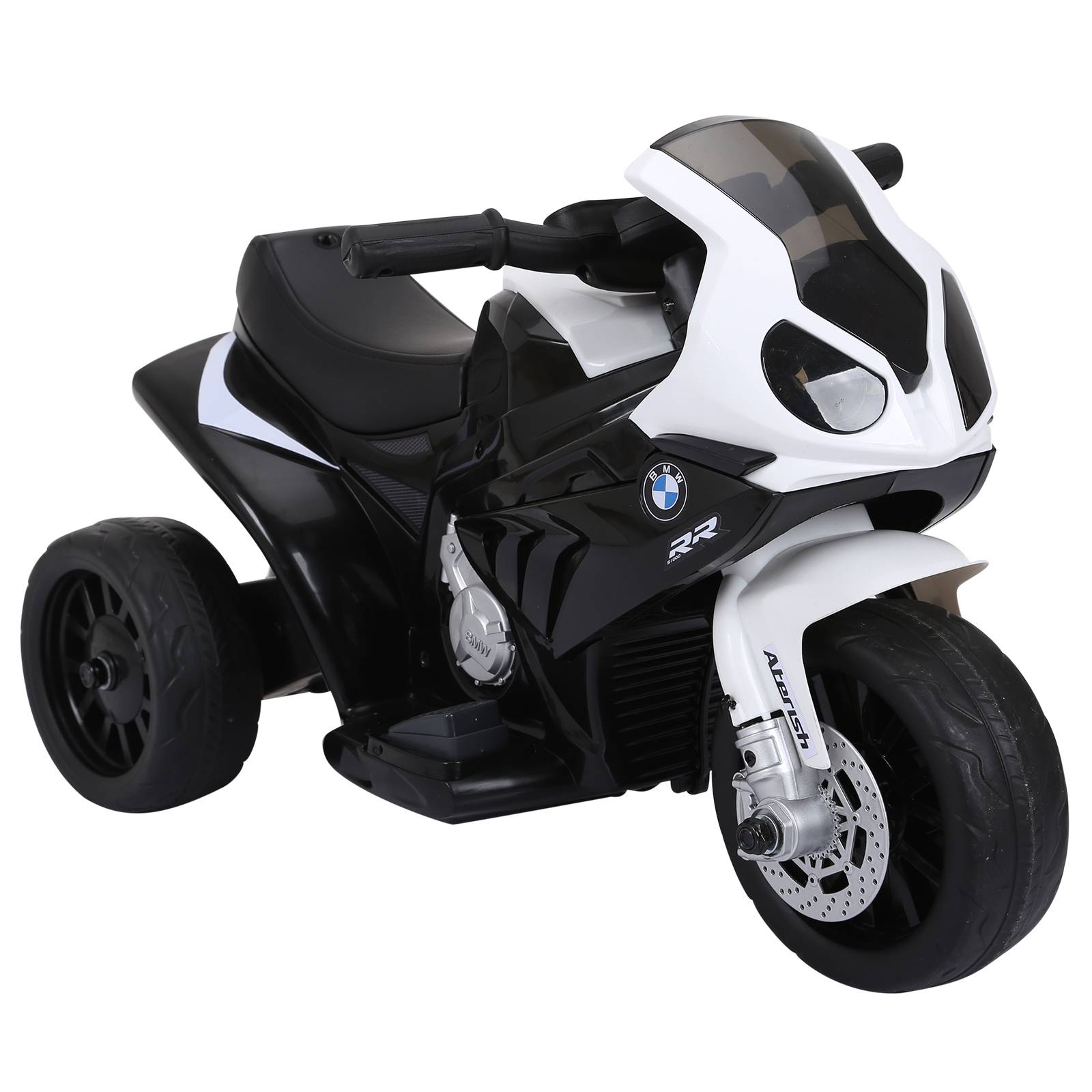 Sans Marque - Moto électrique enfants 18-36 mois permis BMW S1000RR 2,5 km/h 20 kg 66x37x44 cm noire - Image 1