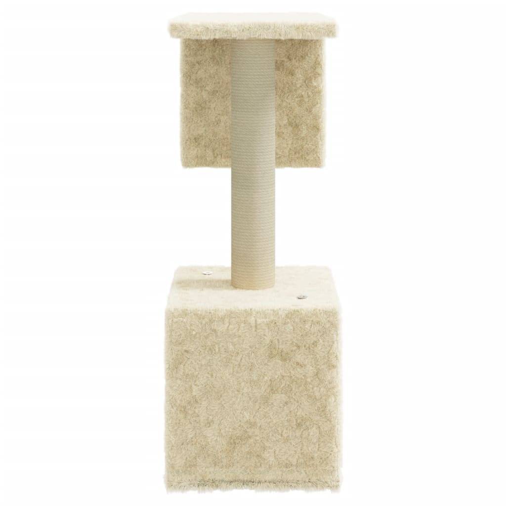 Vidaxl - Arbre à chat avec griffoirs en sisal Crème 60 cm vidaXL 171430 - Image 5