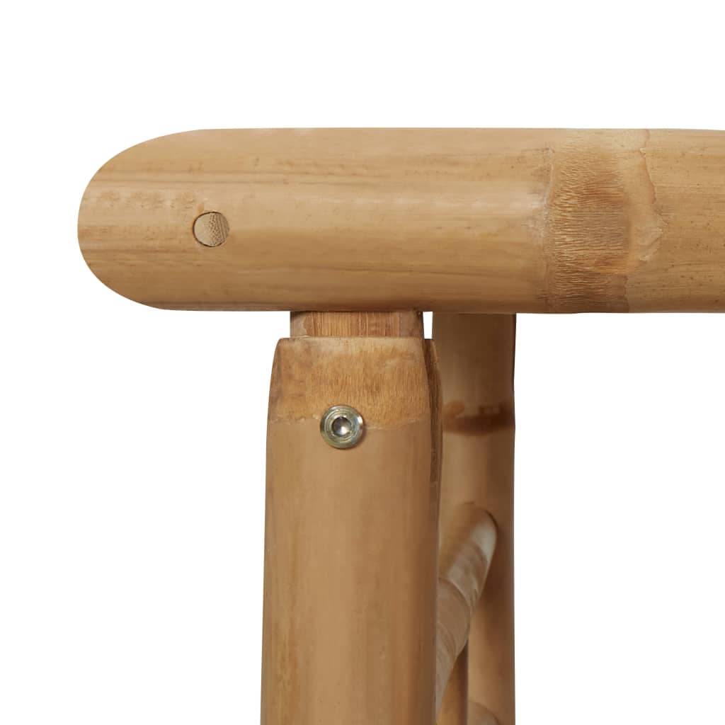 Vidaxl - Salon de jardin 4 pcs avec coussins Bambou vidaXL 315601 - Image 5