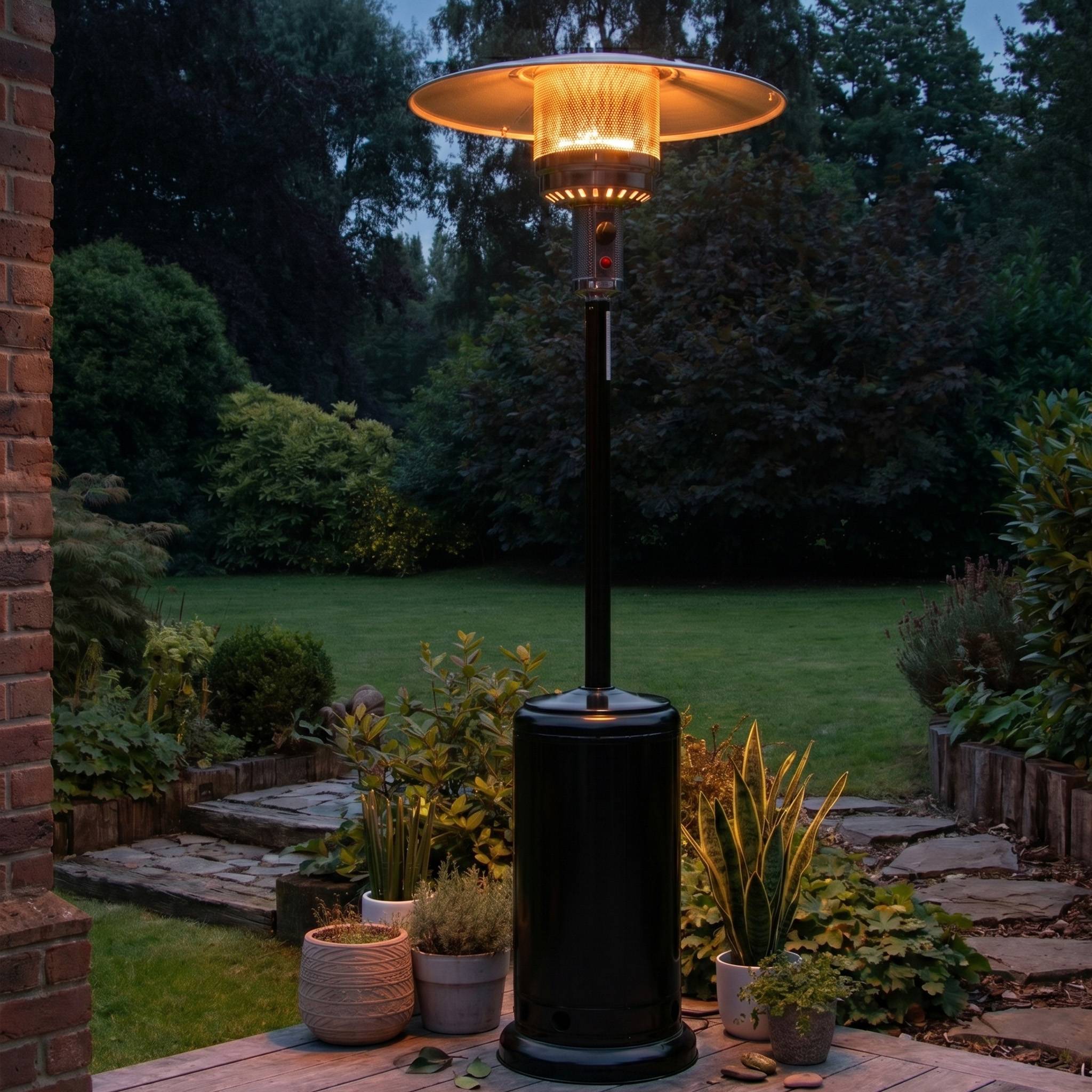 Chauffe terrasse au gaz 5000 w Noir AURA - Image 2