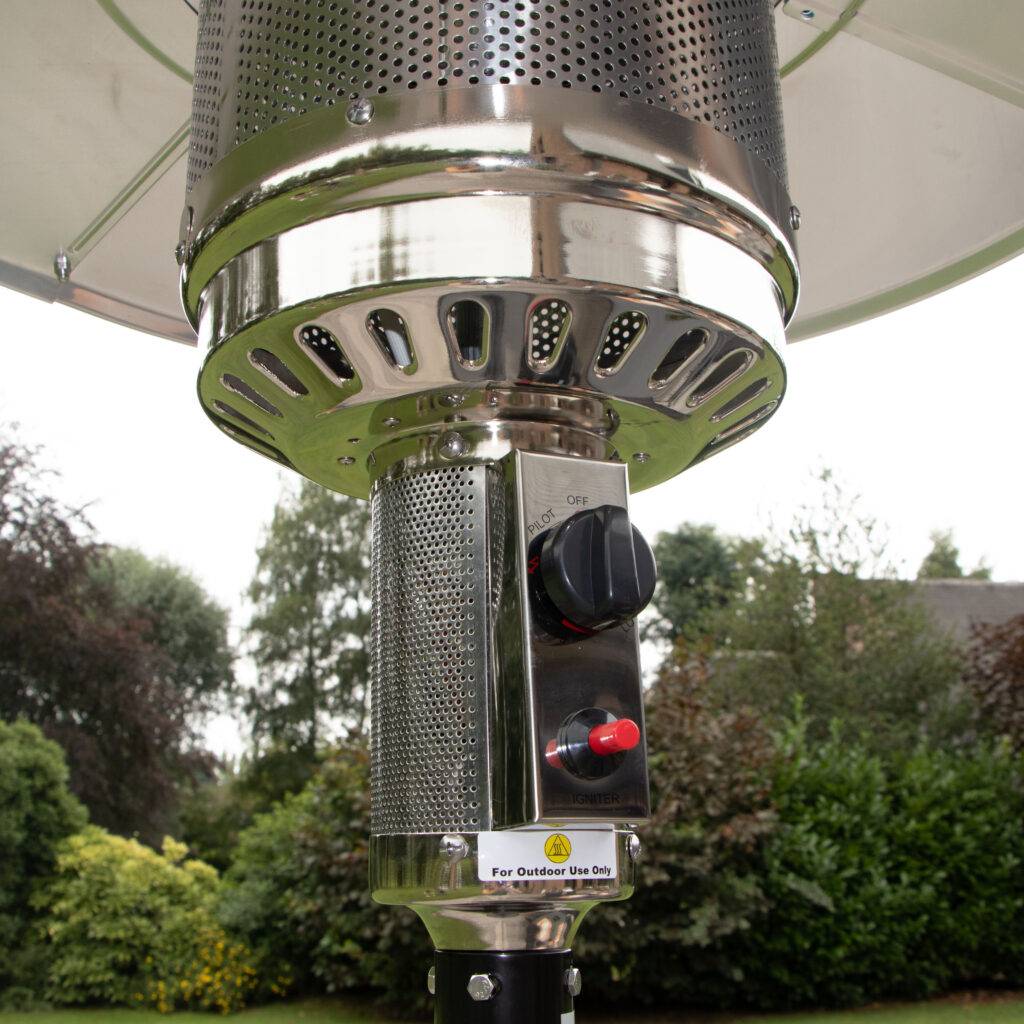 Chauffe terrasse au gaz 5000 w Noir AURA - Image 3