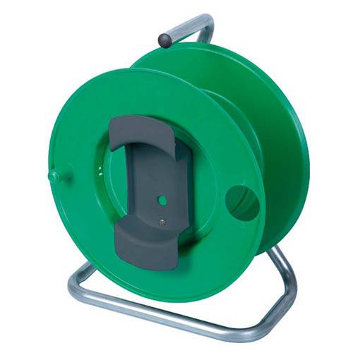 REV Enrouleur De Câble EX IP44 3000W - Tambour Vide Pour Extérieur Vert