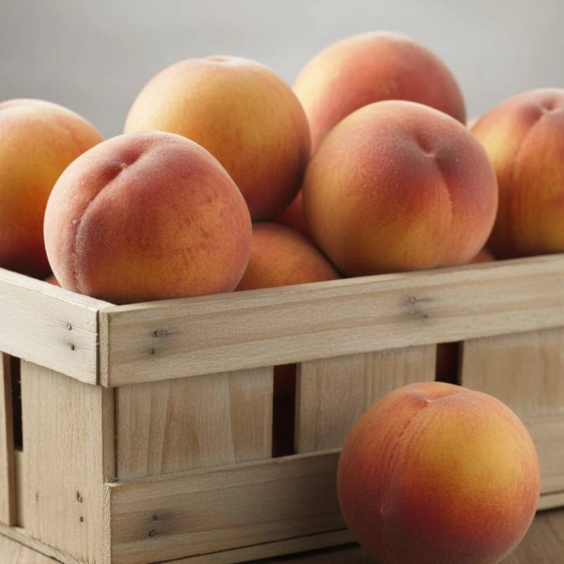 Pêcher Orlandine® 'Ferradine' - Excellent rendement - Pot de 15L - 1/2 tige - De 3,00 m à 5,00 m - Image 2