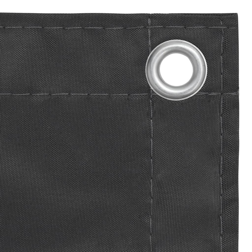 Helloshop26 - Écran de balcon brise pare vue protection confidentialité 120 x 300 cm tissu oxford anthracite - Image 2