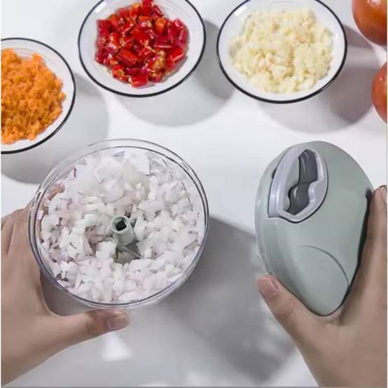 Hachoir à légumes manuel hachoir manuel et mélangeur avec lames en acier inoxydable pour Mini Hachoir à légumes manuel hachoir manuel et mélangeur avec lames en acier inoxydable pour Mini
