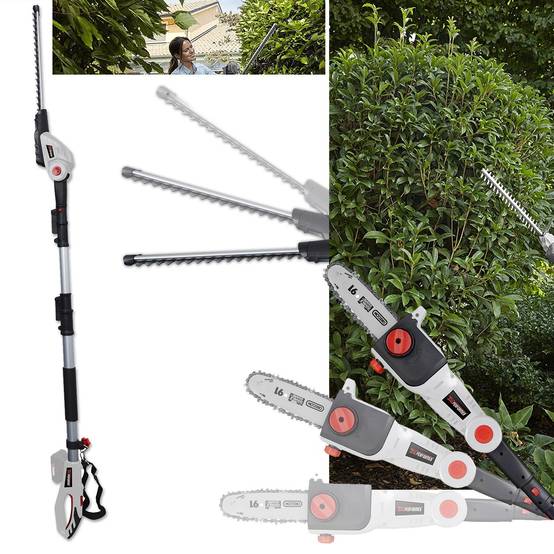 Scie à Ebrancher Taille Haies sur perche 20V - Xperformer XP2PSTH20LI - portatif - Outil seul sans batterie ni chargeur - Image 3