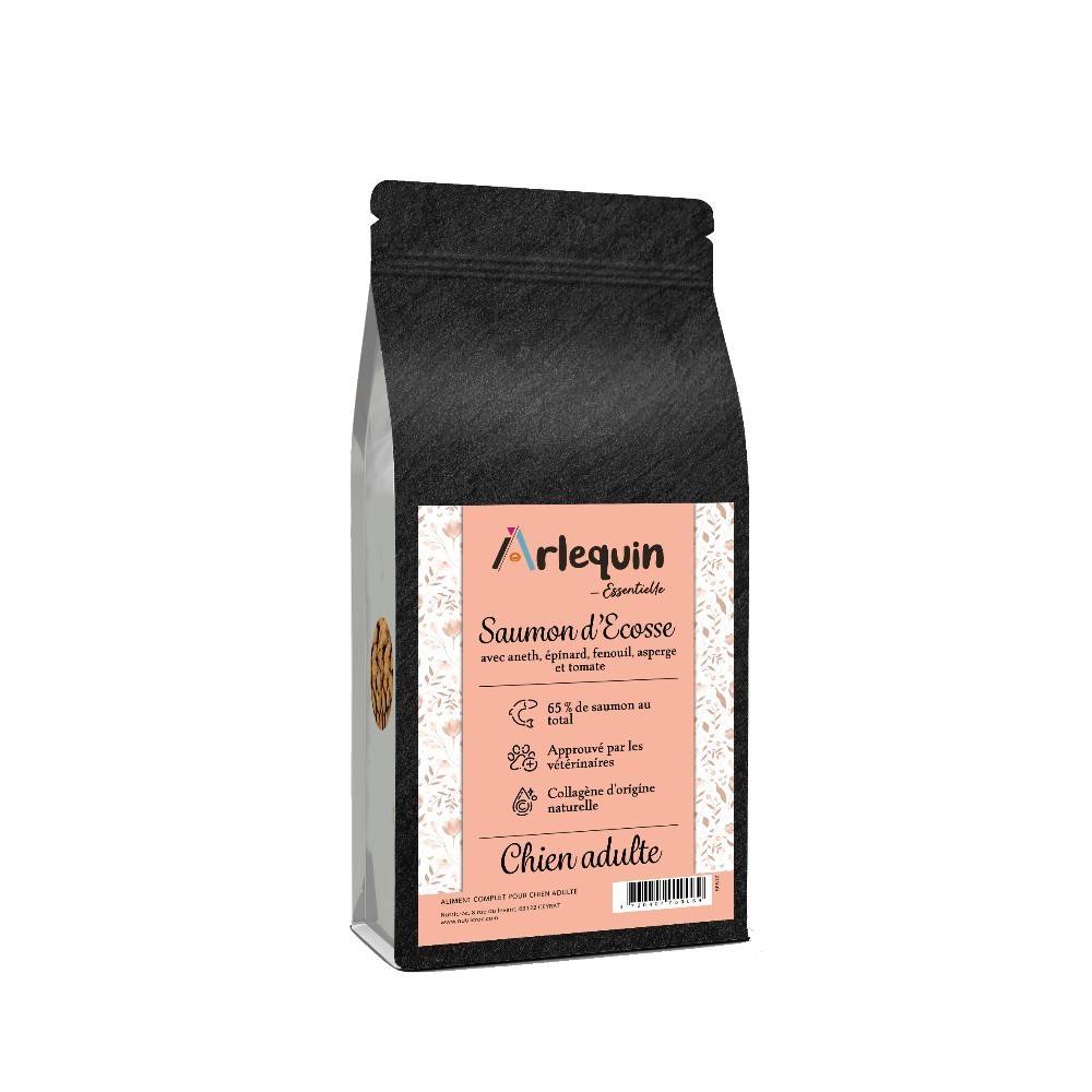 CROQUETTE CHIEN SUPERFOOD SANS CÉRÉALES ARLEQUIN IRRÉSISTIBLE Saumon d'Ecosse 12 kg - Image 1