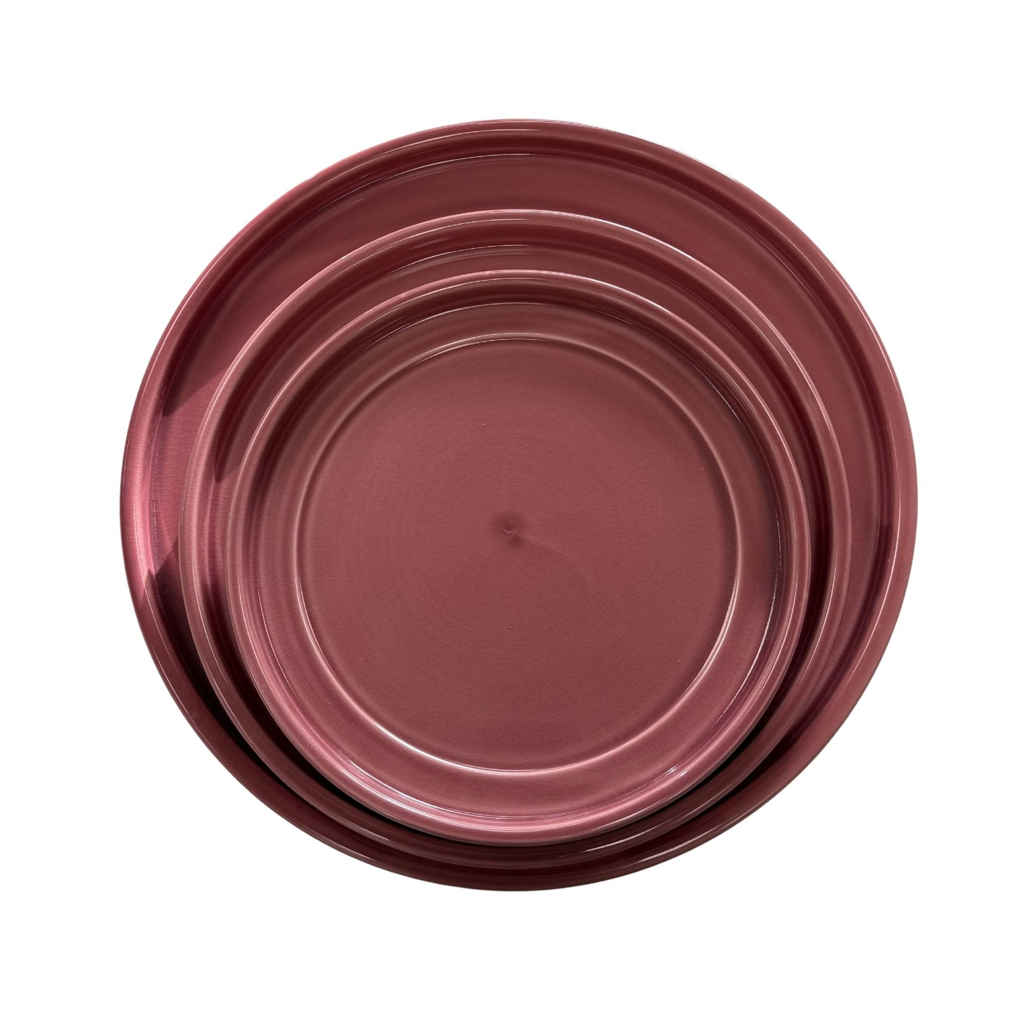 Soucoupe 29cm rose - Image 3