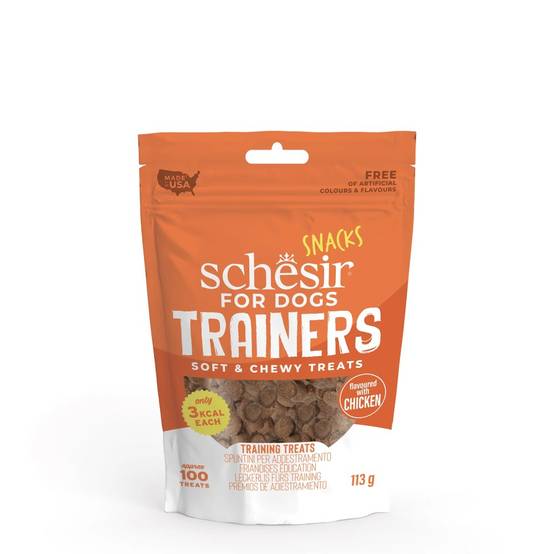 Schesir - Schesir Chien Friandises Snack Éducation Poulet 113 g - Image 1